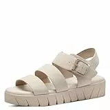 s.Oliver Damen Sandalen mit Dicker Sohle modern, Beige (Beige), 40 EU