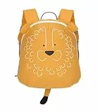 LÄSSIG Kleiner Kinderrucksack für Kita Kindertasche Krippenrucksack mit Brustgurt, 20 x 9.5 x 24 cm, 3,5 L/Tiny Backpack Löwe