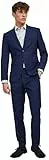 JACK & JONES Herren Jprsolaris JPRSOLARIS SUIT NOOS, Medieval Blue, 58 EU