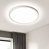 EASY EAGLE LED Deckenleuchte Flach, Rund Deckenlampe 4000k Neutralweiß 36W 3240LM, Modern Badezimmer Lampe Badlampe Decke Küchenlampe für Bad Flur Schlafzimmer Balkon Wohnzimmer Küche Keller Ø30cm