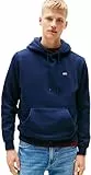 Tommy Jeans Herren TJM Reg Flag Hoodie Dm0dm20742 Kapuzenpullover, Blue (Dark Night Navy), L EU