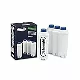 De'Longhi Original Wasserfilter 4er Pack DLSC321 - Zubehör für De'Longhi Kaffeevollautomaten mit Wasserfilter, Pflege und Schutz der Maschine, optimiert die Kaffeequalität und schützt vor Kalk