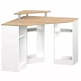 Symbiosis Schreibtisch, Chêne/Naturel/Blanc, 81,8 x 94 x 94 cm