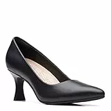 Clarks Damen Kataleyna Gem Pumps, Schwarz Leder, 39 EU