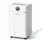 CHIVALZ Luftentfeuchter Elektrisch, Auto Raumentfeuchter Elektrisch 30m²/120m³, Raumentfeuchter mit 3 Betriebsmodi, 24H Timer, Automatische Abtauung, Energieeinsparung - Geeignet für Keller, 1 Pack
