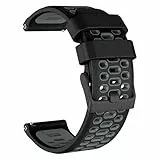 MYSNBKN Uhrenarmband für Suunto 9/9 Baro/D5/D7/Spartan Sport/Wrist HR/Traverse 24 mm/Smartwatch 2 SW2, 24 mm Schnellverschluss Silikon Ersatzband