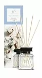ipuro - Essentials Raumduft Cotton Fields 100ml | Raumerfrischer mit Sternanis, Vanilleblume & Geranie, Rose, Veilchen, Zedernholz Duft Aroma | Diffuser mit Stäbchen | Lufterfrischer für die Wohnung