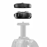 Manfrotto XCHANGE Quick Release, Universelles System für Stativ/Slider/Zubehör, Basis & Platte, 20 Kg Traglast, Leichtes Aluminium, 3/8' & 1/4'‑Gewinde, Foto/Video/Licht