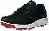 Skechers Herren Go Torque Pro Wasserdichter Golfschuh, Black/Red Sole, 46 EU Weit