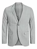 JACK & JONES Herren Jprfranco Check Blazer Sn Sakko, Light Gray/Checks:super Slim Fit, 50