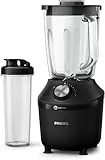 Philips Standmixer und Smoothie Maker – 600W, 2-Liter-Becher, HomeID-App, 2 Geschwindigkeitsstufen + Impulsfunktion, ProBlend, Ice-Crush-Funktion (HR2291/41)
