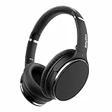 Srhythm NC25 Noise Cancelling Kopfhörer Bluetooth 5.3 Kabellos, 50H Wiedergabe Schnellladung, Verbindung von 2 Geräten, Superleicht Over Ear ANC Headphones mit Mikrofon, Spiel/Transparenz-Modus