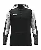 JAKO Unisex Zip-Hoodie Dynamic, schwarz/weiß/anthrazit, S