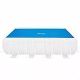 Intex Solarabdeckplane für Ultra Frame rechteckig 400 x 200 cm, Stärke 160 Mikron, Fertigungsmaß: 378 x 186 cm, 28088, Blau
