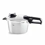 Fissler Vitavit Premium/Schnellkochtopf (4,5 L, Ø 22 cm) Edelstahl-Dampfkochtopf,4-Garstufen, inkl. Einsatz - Made in Germany, Induktion