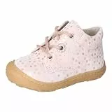 RICOSTA Mädchen Stiefel DOTS, Kinder Lauflernschuhe, Weite: MITTEL, lose Einlage, schnürstiefel, Booties, Leder, Powder (311), 23 EU
