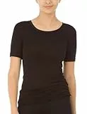 CALIDA True Confidence T-Shirt Damen, aus Wolle-Seide, Feinripp, temperaturausgleichend und geruchsneutralisierend