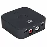 ciciglow BLS-B11 Bluetooth 5.0 Audio-Adapter, 3,5-mm-Port-Wireless-Empfänger für Auto, Stereo, Theater-System mit NFC-Unterstützung und Dual-Audio-Port-Verbindung