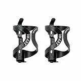 ZEFAL Pack Spring Schwarz - Doppelpack Flaschenhalter für Ihren Rahmen - Leichter und haltbarer Fahrrad-Flaschenhalter für Rennrad und Mountainbike - Schwarz