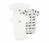 Petit Bateau Unisex Baby Kurzarm-Bodys zur Geburt A0cd1, Variante 1, 0-3 Monate