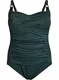 Zizzi Swim by Damen Große Größen Badeanzug Gesteppt Größe Gr 46 Scarab