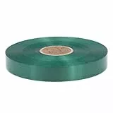 Geschenkband Ringelband 19mm x 100m wasserfest - 30 FARBEN in 5/10/19/31/50mm - Dekoband aus Kunststoff - Polyband zum Binden von Autoschleifen & zum Basteln von Weihnachtssternen - Dunkelgrün