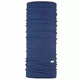 P.A.C. Original Navy Multifunktionstuch - nahtloses Mikrofaser Schlauchtuch, Halstuch, Schal, Kopftuch, Unisex, 10 Anwendungsmöglichkeiten