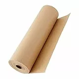 Arkamii Mini Rolle Braune Kraftpapierrolle für Verpackung 20 m x 39 cm Recycelbares Papier (S10)