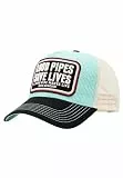 King Kerosin Herren Trucker Cap In Bast-Optik Loud Pipes Save Lives