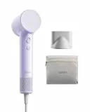 Laifen Air Haartrockner, ultra-leichter Föhn 280 g mit 200 Millionen Negativ-Ionen, schnelles Trocknen in 3 Min., 60 dB flüsterleise mit Kindermodus & Glättungsdüse, ideal für Reisen (Pastell-Lila)