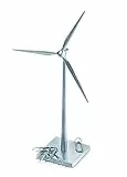 TROIKA Windrad FRESH WIND - WIN01/MA - Büroklammerhalter Windrad - mit Magnet (inkl. 5 Klammern) - Schreibtisch Objekt - matt silber - das Original von TROIKA, 38 x 38 x 164 mm