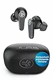 JLab Go Pods ANC In-Ear Kopfhörer Bluetooth mit Noise Cancelling - Kabellose Earbuds mit 26+ Std. - Hybrid-Geräuschunterdrückung, Multipunt, IP55, Sound per App einstellbar, klare Anrufe, Schwarz