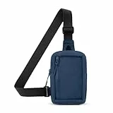 Sling Crossbody Bag, Kleine wasserdichte Umhängetasche Herren/Damen Schultertasche Brusttasche mit verstellbarem Riemen für Wandern, Reisen, Klettern usw