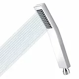 Handbrause aus Edelstahl 304 – Hochdruck Duschkopf mit wassersparender Technologie, Anti-Kalk Silikondüsen, komfortabler Wasserstrahl, einfache Installation für jedes Bad