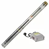 Agora-Tec® 3 Zoll Brunnenpumpe Tiefbrunnenpumpe 550W 15m Kabel