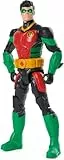DC Comics, Robin-Actionfigur, 30 cm groß, voll beweglich für spannende Abenteuer und actionreiche Stunts, Spielzeug für Kinder ab 4 Jahren, original Comic-Design