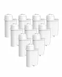 AQUA CREST Wasserfilter für Siemens® EQ Series, EQ6 Plus S700, EQ9, EQ500, EQ700, für Brita® Intenza® 575491, Bosch® TCZ7003, TCZ7033, TÜV SÜD Zertifiziert, Reduzieren PFAS, PFOA/PFOS (10)