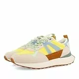 Gelbe Sneaker mit mehrfarbigen Details für Damen von Adair, gelb, 36 EU