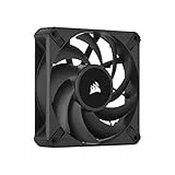Corsair AF120 Elite Hochleistungsfähiger 120-mm-PWM-Lüfter mit Fluid-Dynamic-Lager - AirGuide-Technologie - Geräuscharm - Zero RPM Mode - Einzelpackung - Schwarz
