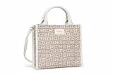 Replay Damen Henkeltasche mit Schulterriemen, Mehrfarbig (Dirty White + Sand 1628), Onesize