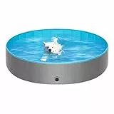 EUGAD Hundepool, Hundepools für große Hunde120x30cm Faltbare Hundeplanschbecken Dog Pool Anti-Rutsch, PVC Hunde Planschbecken Schwimmbecken Kleine Hund Pool Wasserspielzeug Outdoor