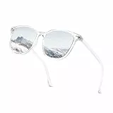 Myiaur Polarisierte Sonnenbrillen Damen Groß, UV400 Schutz Brille Klassische Verspiegelte Sonnenbrille