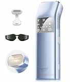 27J Vierfach-Impuls IPL Geräte Haarentfernung für Frauen, 2°C Saphir 16,6 cm² Eis-Kühlung, 100W Duale Lichter, Häarentfernung Laser Dauerhaft Epilierer mit PHR-Modus für Gesicht, Körper, Bikinizone