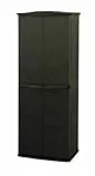 Keter 17190092 Universalschrank Rattan Style Utility Shed, Kunststoff, anthrazit