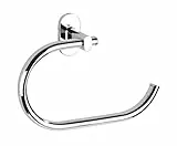 WENKO 22285100 Handtuchring Zinkdruckguss 6,5 x 24 x 16,5 cm, Chrom