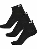 Newline nwlDO FUNCTIONAL ANKLE SOCKS 3-PACK, BLACK, 43/45