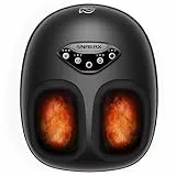 Snailax Fußmassagegerät mit Wärme,Shiatsu Fußmassagegerät mit Kneten & Kompression,3 Wärme- und Intensitätsstufen,Fußwärmer,Zehenmassage,Größe bis EU 48,Geschenk für Frauen und Männer