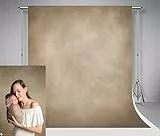 Kate Hellbraun Foto Hintergrund für die Fotografie Mikrofaser knitterfreies Wiederverwendung unscharf Abstrakt Antik Hintergrund 6,5 x 6.5ft/2 x 2 m