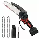 Mini Akku Kettensäge 6 Zoll für Einhell 18V Akku, Akku-Astkettensäge Elektro Kettensäge Handkettensäge für Gartenarbeit, Holzschneiden und Beschneiden (Ohne Akku)