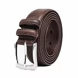 TOUGERJOY Herren Gürtel groß & hoch 142,2 cm - 203,2 cm Echtleder Gürtel Verstärkter Riemen Freizeit Arbeit Jeans Extra Lange Gürtel, Braun 3, Taillenumfang: 183–183 cm = Gürtellänge: 203.2 cm.
